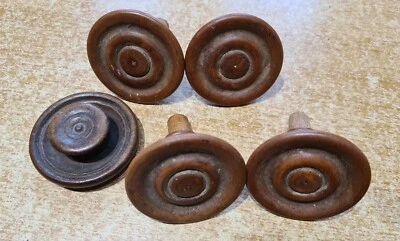 1 beau bouton, poignée de tiroir en bois 5,1 cm ou 5,5 au choix parmi 5 - Photo 1/4