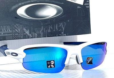 Gafas de sol Oakley FLAK XXS YOUTH blanco mate PRIZM lente azul zafiro OJ9008-07 Foto 1 de 4