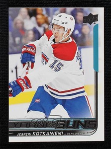 2018-19 Upper Deck Young Guns Jesperi Kotkaniemi #249 Rookie RC