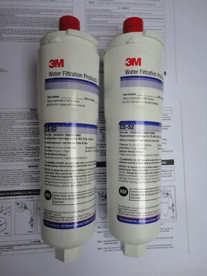 Two CS52 CS-52 water filter cartridges for Bosch Neff Siemens fridge freezers - Image 1 of 4