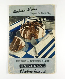 Vintage Modern Meals Prepared the Electric Way Universal Electric Range Cookbook - Picture 1 of 8
