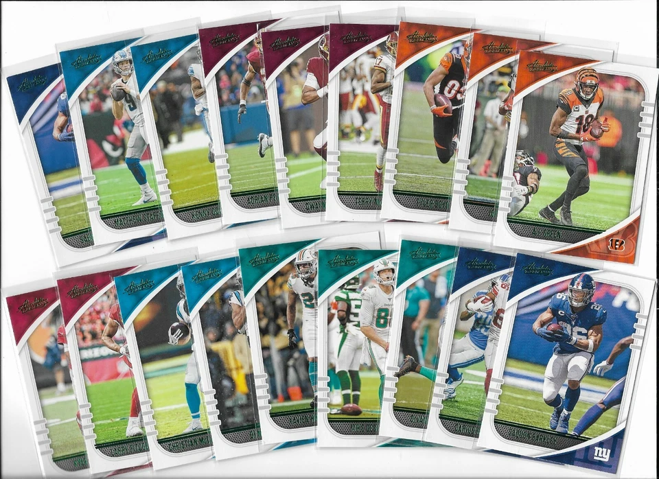 2020 Absolute Football  Green Complete Your Set  Big Selection   Free Shipping   - Image 1 of 1