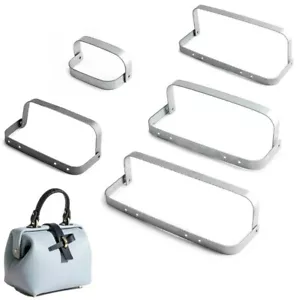 Metall Handtasche Geldbörse Griff Draht Rahmen Schwerlast 1-5pcs für Machen Tüte - Bild 1 von 29
