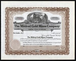 19__ Colorado: The Mildred Gold Mines Company