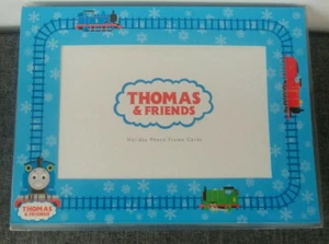 HOLIDAY PHOTO FRAME GREETINGS Thomas & Friends 10 Cards & Envelopes PRICE DROP - Picture 1 of 4