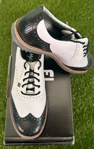 New FootJoy Premiere Shield Tip MyJoys Womens Golf Shoes 7 Medium 99030 White - Picture 1 of 4