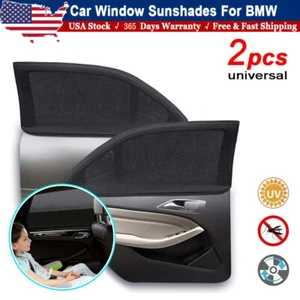 2pcs Car Window Sunshades For BMW Foldable Privacy Shades Windshield Sun Shield - Picture 1 of 24