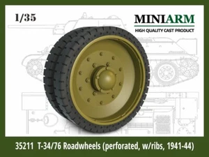 Miniarm 35211 1/35 T-34/76 Straßenradsatz (perforiert, mit Rippen, 1942-44) - Bild 1 von 1