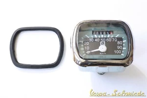 VESPA Tacho inkl. Dichtung - Grün Schwarz - V33 125 VM VN 150 VL ACMA Tachometer - Bild 1 von 3