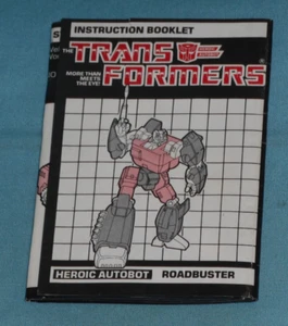original G1 Transformers ROADBUSTER INSTRUCTION BOOKLET manual - Picture 1 of 1