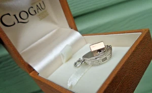 Clogau Welsh Opening Charm Noah's Ark Sterling Silver & 9ct Rose Gold & Box - Picture 1 of 6
