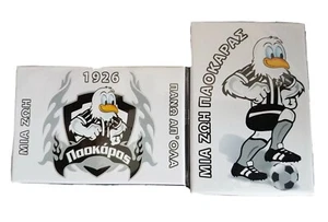 2x PAOK Magnet für den Kühlschrank,Fanshop,Champions Europa League Griechenland - Bild 1 von 1