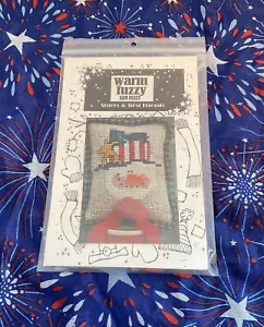 Sisters & Best Friends WARM FUZZY: Sam Cross Stitch Pattern, New; Scarf & Charm - Picture 1 of 2