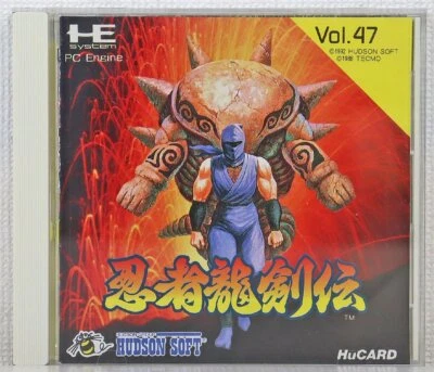 PC Engine Ninja Ryukenden NEC Hu-Card Japan Game 1990 Used - Image 1 of 2