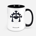 Patchwork Embroidery Cross Fashion Mug Gift Idea For Best Funny