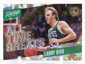 LARRY BIRD 2017-18 PRESTIGE ALL TIME GREATS CRACKED ICE! BOSTON CELTICS! - Picture 1 of 2