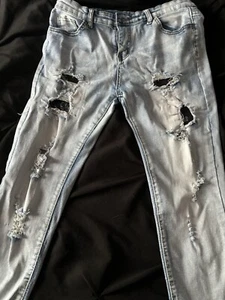 Youth Ripped Skinny Jeans - Picture 1 of 4