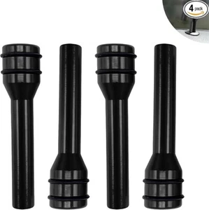 4PCS Interior Door Lock Knob Pull Rod Sleeve Metal Anti-scratch Anti-rust Latch - Picture 1 of 6