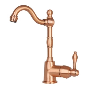 Copper One-Handle Widespread Kitchen Bar Prep Faucet - Akicon - Copper - Picture 1 of 6