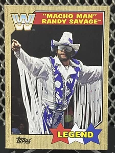 2017 WWE Topps Heritage Macho Man Randy Savage Wrestling Card #84 WWF NWO wcw - Picture 1 of 6