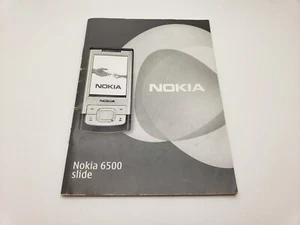 New English Nokia 6500 Slide Mobile Phone User Guide Manual 3POSTUK - Photo 1/5