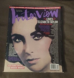 ANDY WARHOL INTERVIEW MAGAZINE FEBRUARY 2007 LOVES ELIZABETH TAYLOR ISSUE - Picture 1 of 1