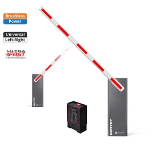 SENTRY BRUSHLESS Electric Automatic Boom Barrier Gate High Duty Cycle Suitabl... - Picture 1 of 1