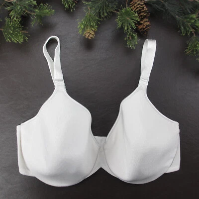 Sujetador Bali Talla 38D Blanco Acolchado Con Aros Cierre Ajustable Espalda Foto 1 de 4