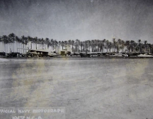 WWII US Navy Seabees 104th Construction Battalion Airstrip Crane Photos 1945 - Picture 1 of 12