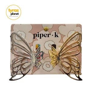Piper K Set Fermagli per Capelli Farfalla Metallizzata - Elegante Finitura Oro e Argento - Foto 1 di 2