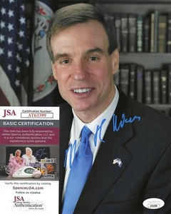 Mark Warner Signed 8x10 Photo w/ JSA COA #AT63399 Virginia Senator - Picture 1 of 2