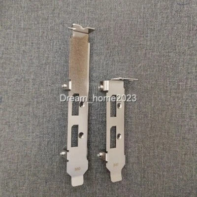 Volle Höhe halbe Höhe Halterung für DELL HP AMD RX6500 RX6300 Grafikkarte DP+DP - Bild 1 von 3