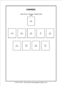 CANADA - Print Your Own Stamp Album - 1868 to 2024 - for LETTER Paper - Bild 1 von 24