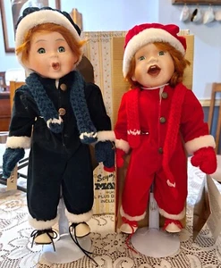 Seymour Mann A Connoisseur Collection Lily & Billy Porzellan Puppen OVP - Bild 1 von 10