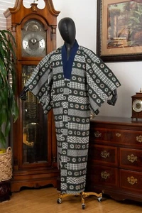 DEAR VANILLA JAPANESE JUBAN UNDERGOWN MEN'S KIMONO AUTHENTIC VINTAGE JAPAN MADE - Picture 1 of 7