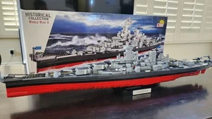 COBI WWII Battleship Missouri BB-63 Building Set # 4837 All-built - Picture 1 of 8