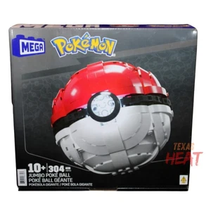 Mega Construx Pokemon Jumbo Poke Ball HBF53 10+ 303pcs Light Up New Sealed (2c) - Picture 1 of 2