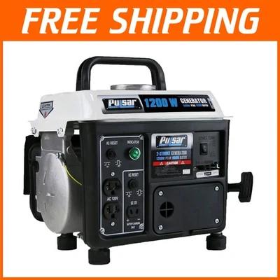 Compact 1200W Gas Generator with Easy Recoil Start - Perfect for Outdoors - Image 1 of 4
