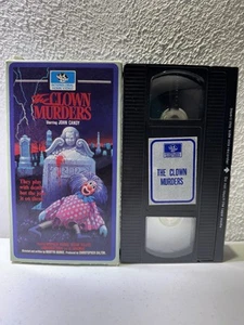 JOHN CANDY THE CLOWN MURDERS VHS TAPE 1987 Dual Flap Tested & Working - Picture 1 of 2
