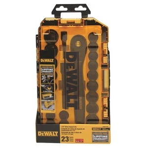 Dewalt Tough Box 23 Pc. 1/2 Drive Impact Socket Set - Picture 1 of 1