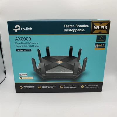 TP-Link AX6000 WiFi 6 Router (Archer AX6000) 8-Stream Gaming Router - Image 1 of 4