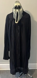 TOPSTONE IND. Halloween Ghul GHOSTFACE lange Geist Gesichtsmaske mit schwarzem Leichentuch - Bild 1 von 8