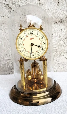 Pendule Schatz sous cloche - Photo 1/4