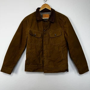 Taylor Stitch Trucker Barn Feldjacke Herren 38 braun gewachste Baumwolle Wolle gefüttert - Bild 1 von 19