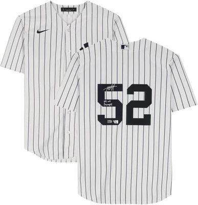 CC Sabathia New York Yankees Signed Nike Replica Jersey with 90 WS Champs Insc - Image 1 of 4
