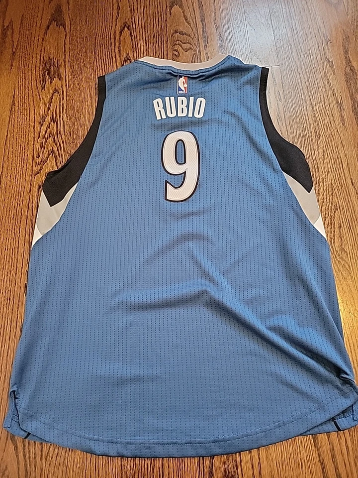 Adidas Ricky Rubio Minnesota Timberwolves Jersey Youth Size XL 18-20 Basketball  - Image 1 of 4