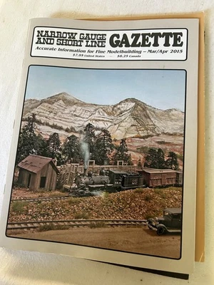 Narrow Gauge and Short Line Gazette Mar/Apr 2015 Model Railroading PB Publishing - Image 1 of 2