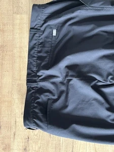 Footjoy FJ Golf Trousers Mens W38L34 black Polyester Spandex Stretch (bg25)  - Picture 1 of 8