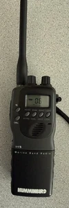 Humminbird VHF5 Marine Band Radio, Black w/ Lighter Adapter TESTED/ Clean - Picture 1 of 6