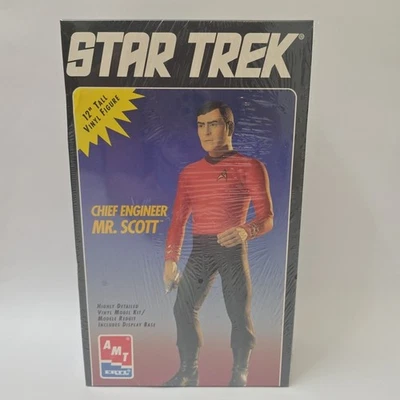 Star Trek Model Kit Chief Engineer Mr. Scott 12" Tall Vinyl New 1994 AMT ERTL - Image 1 of 4